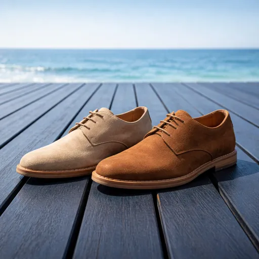 Derbies en daim : pourquoi les teintes sable et tabac s'imposent ce printemps