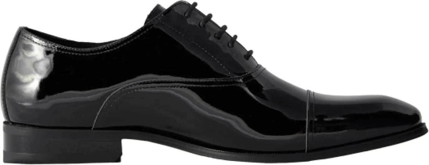 Florsheim Tux Cap Toe Tuxedo Formal Oxford Tissu OxfordHomme 47 EU Vernis Noir
