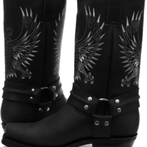 Test Grinders Bald Eagle : des bottes de cowboy qui misent sur le look et le cuir costaud