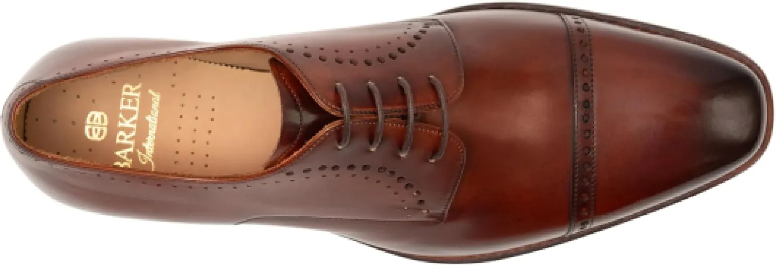 Noah Chaussures richelieu en cuir Oxford pour homme - Élégance intemporelle et savoir-faire supérieur 43 EU Patine Marron À la Main