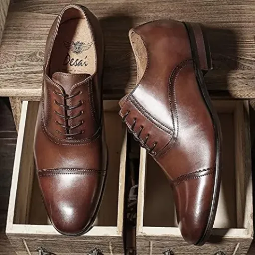 Test DESAI Chaussure Derbys Homme : des richelieus abordables pour le bureau et les mariages