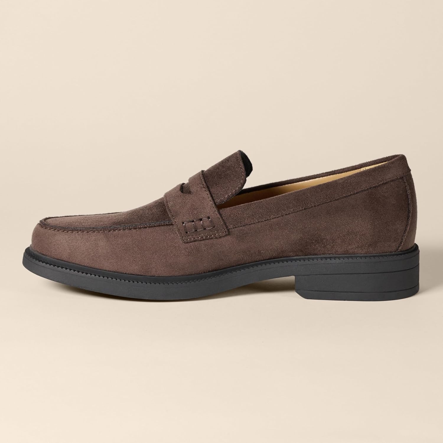Homme Mocassins habillés 47 EU Brun Simili Suède