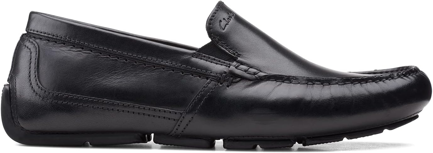 Markman Plain Mocassin de Style conduiteHomme 42 EU Cuir Noir