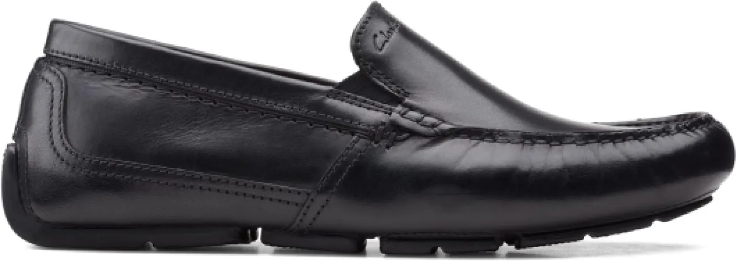 Markman Plain Mocassin de Style conduiteHomme 42 EU Cuir Noir